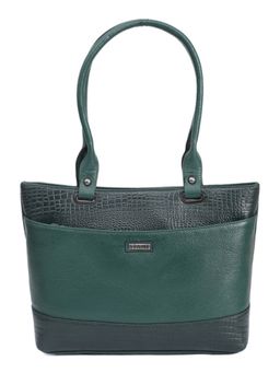 Stamp - Leather Green Color Handbag