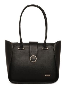 Stamp - Leather Black Color Handbag