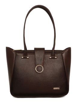 Stamp - Leather Brown Color Handbag