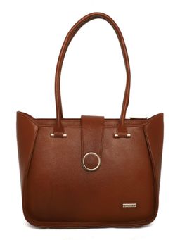 Stamp - Leather Tan Color Handbag