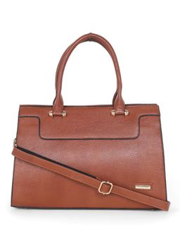 Stamp - Leather Tan Color Handbag