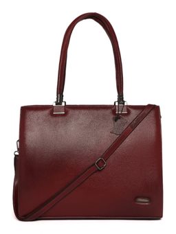 Stamp - Leather Wine Womens Tote Bag