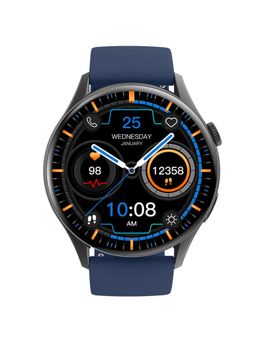 Timex - FitGen 1.43" Round AMOLED Calling Smartwatch with Functional Crown Button (M)