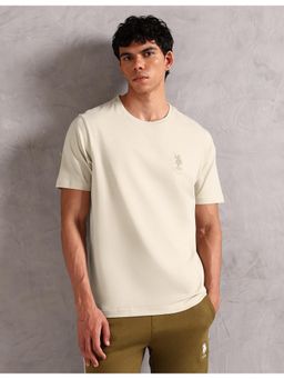 U.S. POLO ASSN. - Men's Comfort Fit Pure Cotton OEE12 Grey Lounge T-Shirt