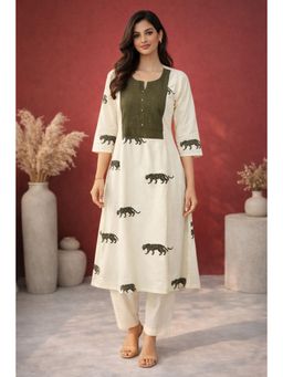 Autumnlane - Abira Angel Printed Kurta and Pant