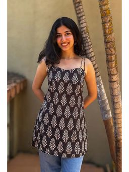 Tanoti - Black Maitri Short Cotton Kurti