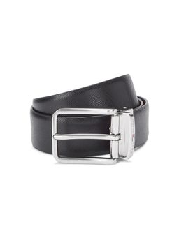 Tommy Hilfiger - Talladega Mens Leather Reversible Belt Black & Brown Medium