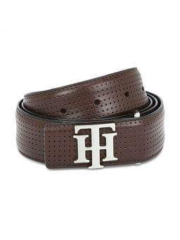 Tommy Hilfiger - Brown Darius Non Reversible Belt