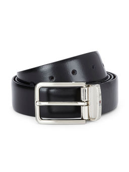 Tommy Hilfiger - Fresno Plus Mens Leather Reversible Belt Small Size Black + Brown (8903496145922)