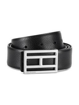 Tommy Hilfiger - Shoshone Mens Leather Reversible Belt Medium Size Black + Brown (8903496150773)
