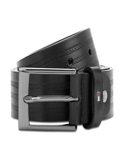 Tommy Hilfiger - Caiman Mens Leather Belt Black Medium (8903496153736)