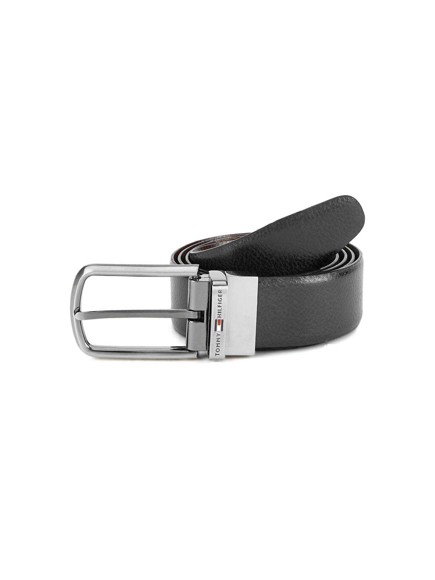 Buy Tommy Hilfiger Asterix Reversible Mens Leather Belt Solid