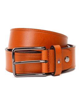 Tommy Hilfiger - Gilberto Mens Leather Belt Solid TAN X-Large 8903496148756