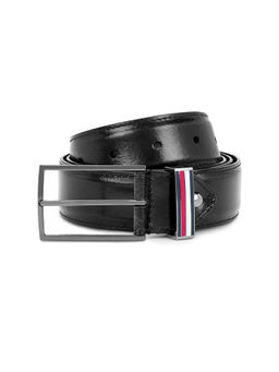Tommy Hilfiger - Adreil Mens Leather Belt Solid Small Black