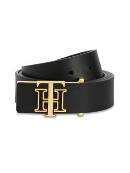 Tommy Hilfiger - Leroy Mens Leather Solid Belt-Black