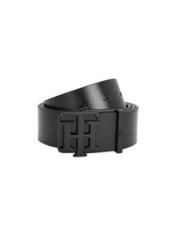 Tommy Hilfiger - Saturn Reversible Mens Leather Belt Solid Large Black/Burgundy