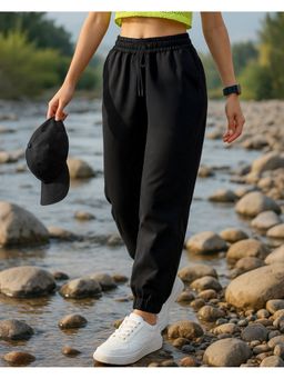 Bewakoof - Women's Black Oversized Joggers