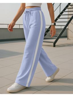 Bewakoof - Air 1.0 Women's Baby Lavender Straight Fit Flared Pants