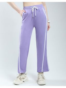 Rock.it - Womens Lavender Solid Regular Fit Pant