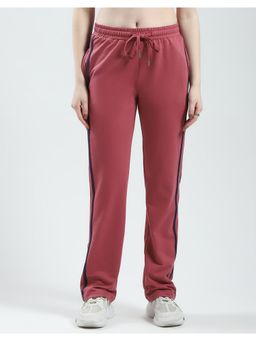 Monte Carlo - Womens Pink Solid Regular Fit Pant