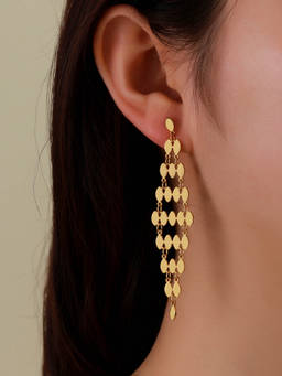 Salty - Gold Aurelia Cascade Drop Earrings