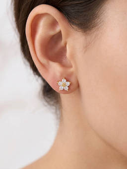 Salty - Celestial Bloom Crystal Stud Earrings