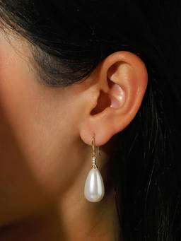 Salty - Amara Pearl Teardrop Earrings