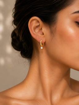 Salty - Gleam Halo Stone Drop Earrings