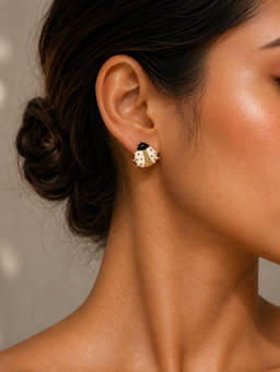 Salty - Ladybug Luxe Stud Earrings