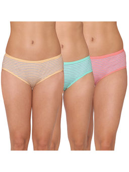 Groversons Paris Beauty - Assorted Panties For Women - Multi-Color (Pack Of 3)