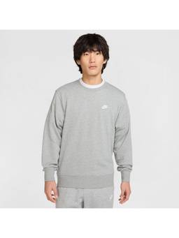 Nike - Sportswear Mens Club Terry Sweatshirt - Grey