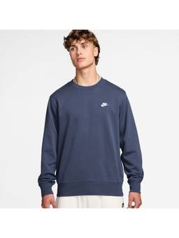 Nike - Sportswear Mens Club Terry Sweatshirt - Blue
