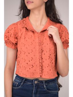 Urban buds - Collared With Soft Gathers Top