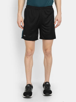 Dida - Black Men Stretchable Breathable Regular Fit Activewear Short
