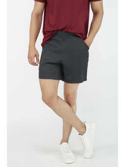 Dida - Grey Men Breathable Regular Fit Multi-Purpose Top-Tier Sports Short