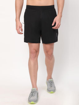 Dida - Black Men Trendy Regular Fit Multi-Purpose Activewear Workout Short