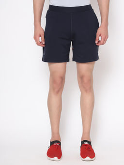 Dida - Navy Blue Men Trendy Regular Fit Multi-Purpose Activewear Workout Short