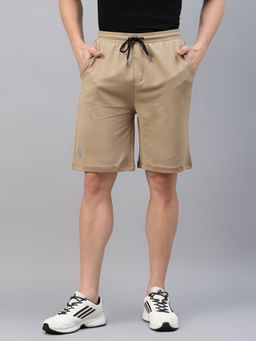 Dida - Beige Men Trendy Regular Fit Multi Purpose Running Sports Short