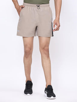 Dida - Beige Men Comfort Fit Multi-Purpose Activewear Elite Sports Short