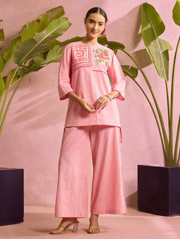 Label Hans - Pink Blush Garden Co-Ord Set