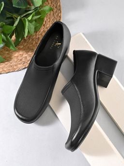 XE Looks - Elegant Comfortable Formal Block Heel Shoes