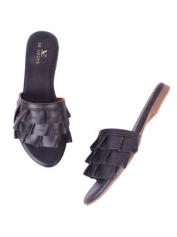XE Looks - Frill Design Stylish And Lightweight Flat Slippers
