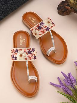 XE Looks - Ethnic Slip-On And Traditional Flat Slippers