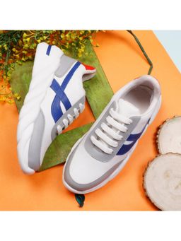XE Looks - Trendy And Stylish Vegan Leather Sporty Sneakers