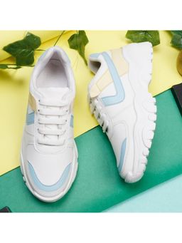 XE Looks - Hip And Modern Vegan Leather Fashionable Sneakers