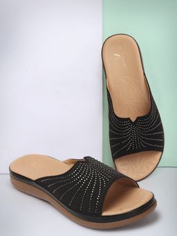 XE Looks - Sleek And Sophisticated Siroski Design Comfortable Doctor Slippers
