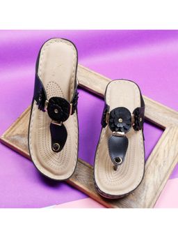 XE Looks - Chic and Fashionable Flower Design Prism Doctor Slippers