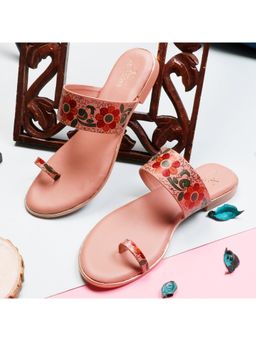 XE Looks - Elegant And Comfortable Batik Print Flat Fashion Slippers