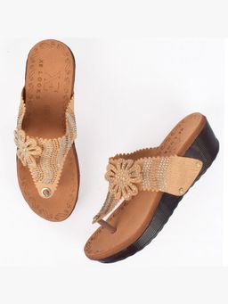 XE Looks - Stunning And Stylish Studded Comfortable Platform Slippers