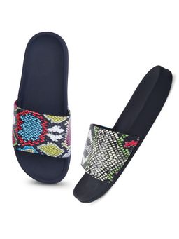 XE Looks - Trendy And Leisurely Printed Design Comfortable Sliders